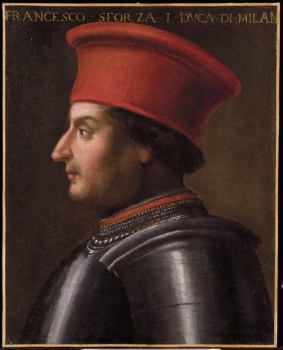Porträt von Francesco Sforza von Giovanni Bellini
