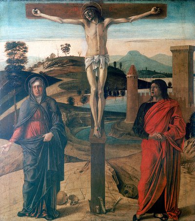 Die Kreuzigung, 1465 von Giovanni Bellini