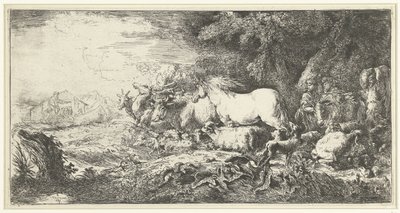 Arche Noah von Giovanni Benedetto Castiglione