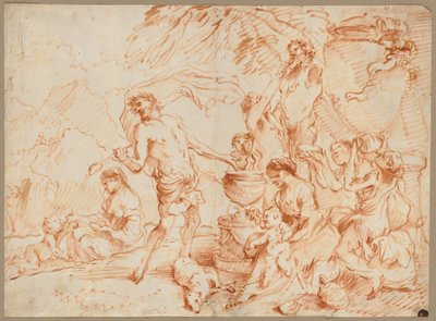 Bacchanal vor einem Herm von Giovanni Benedetto Castiglione