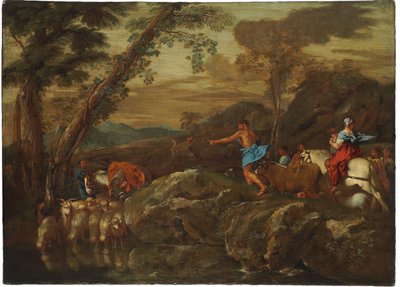 Jakobs Reise, 1633 von Giovanni Benedetto Castiglione