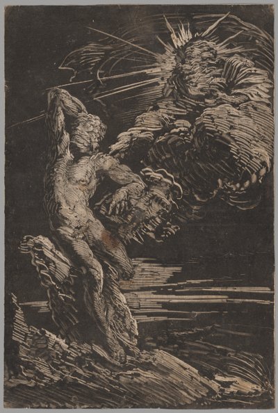 Die Erschaffung Adams von Giovanni Benedetto Castiglione