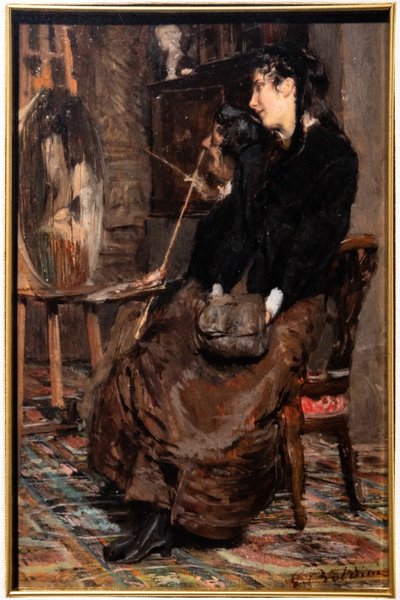 Im Atelier des Malers von Giovanni Boldini