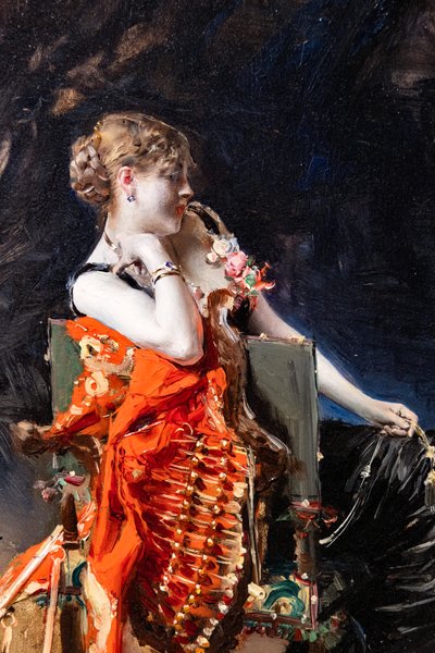 Madame X (Detail) von Giovanni Boldini