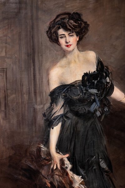 Mademoiselle de Nemidofft, Detail von Giovanni Boldini