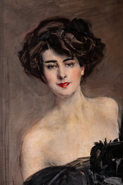 Mademoiselle de Nemidofft, Detail von Giovanni Boldini