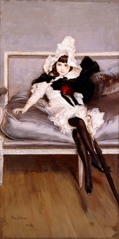 Porträt von Giovinetta Errazuriz, 1892 von Giovanni Boldini
