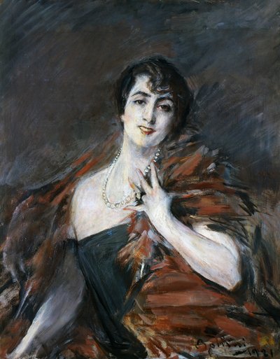 Porträt einer Dame von Giovanni Boldini
