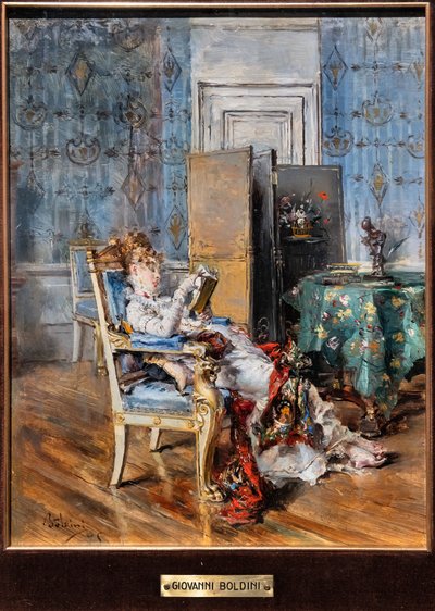 Lesende Frau von Giovanni Boldini