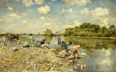 Die Wäsche, 1874 von Giovanni Boldini