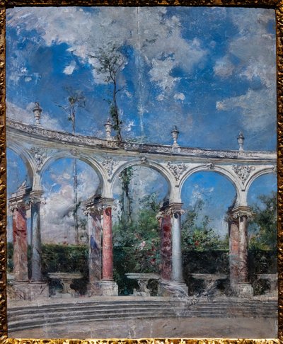 Die Kolonnade von Versailles von Giovanni Boldini