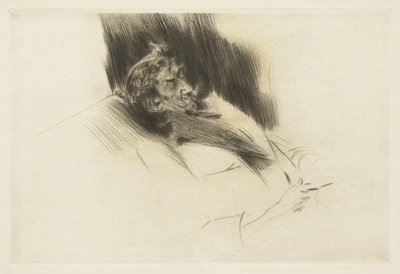 Whistler schläft, 1897 von Giovanni Boldini