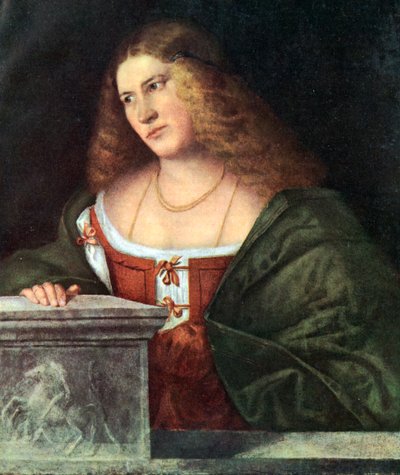 Porträt einer Frau von Giovanni de Busi Cariani