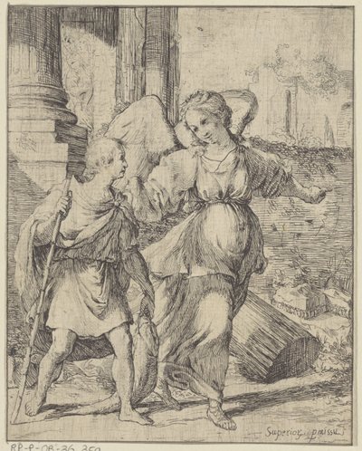 Tobias und der Engel von Giovanni Citosibio Guidi
