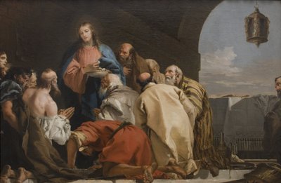 Die Einsetzung der Eucharistie von Giovanni Domenico Tiepolo