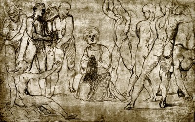 Steinigung des Heiligen Stephanus von Giovanni Francesco Penni