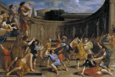 Römische Gladiatoren von Giovanni Francesco Romanelli