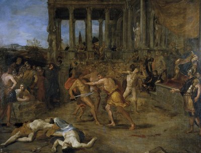 Gladiatorenkämpfe von Giovanni Lanfranco