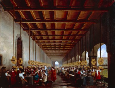 Die Spinnerei von Giovanni Migliara
