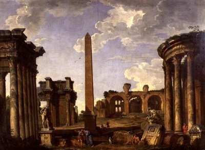 Römisches Capriccio von Giovanni Paolo Pannini