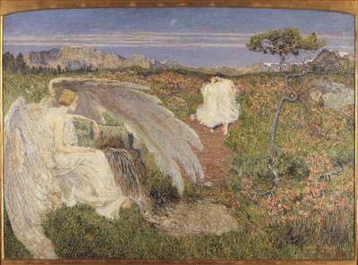 Liebe am Brunnen des Lebens, Italien von Giovanni Segantini