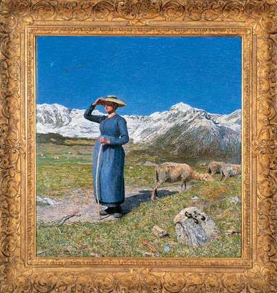 Mittag in den Alpen von Giovanni Segantini