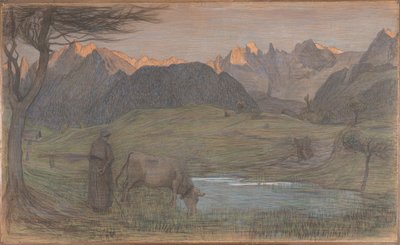 Studie für "La Vita" von Giovanni Segantini
