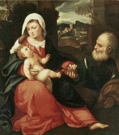 Die Heilige Familie von Giovanni de Busi Cariani