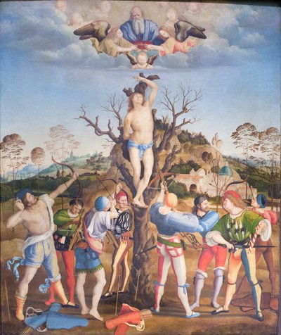 Martyrium des Heiligen Sebastian von Girolamo Genga