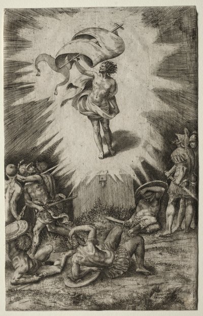 Die Auferstehung von Giulio Bonasone