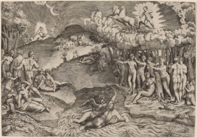 Der Triumph der Liebe von Giulio Bonasone