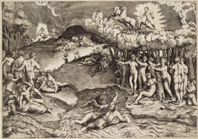 Der Triumph der Liebe von Giulio Bonasone