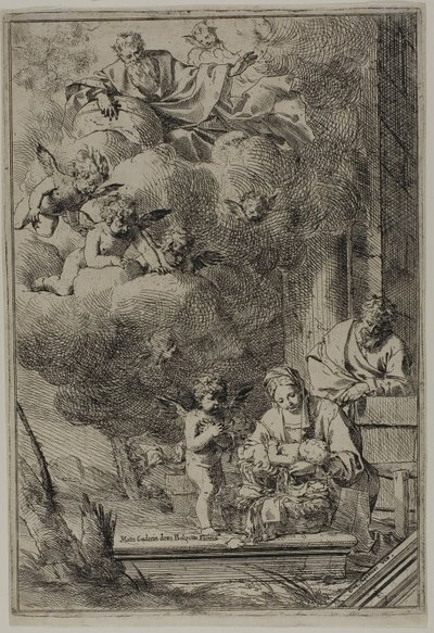 Heilige Familie von Giulio Carpioni