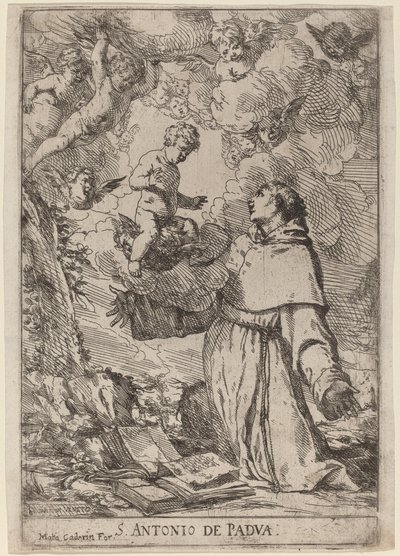 Heiliger Antonius von Padua von Giulio Carpioni