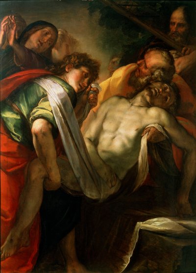 Die Grablegung Christi, 1620er von Giulio Cesare Procaccini