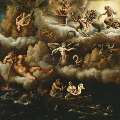 Eine Allegorie der Unsterblichkeit von Giulio Romano