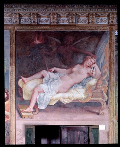 Der Traum von Hekuba von Giulio Romano