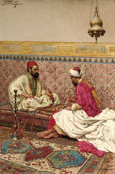 Die Backgammon-Spieler von Giulio Rosati