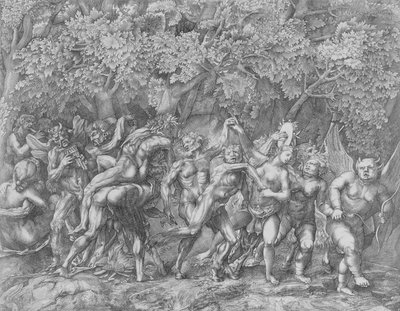 Bacchanal, ca. 1557 von Giulio Sanuto