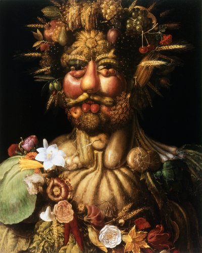 Vertumnus - Rudolf II., ca. 1590 von Giuseppe Arcimboldi