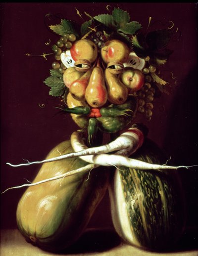 Launisches Porträt von Giuseppe Arcimboldo