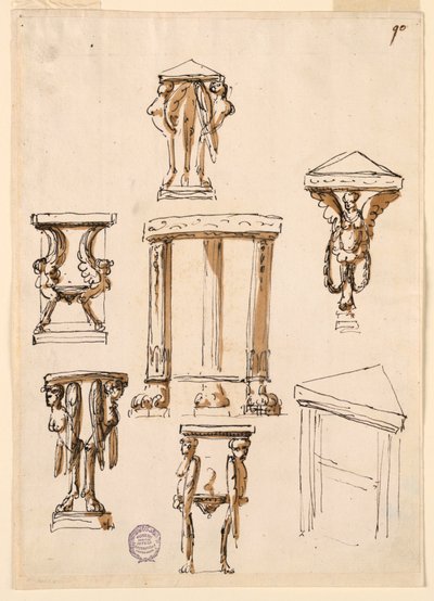Konsolentische von Giuseppe Barberi