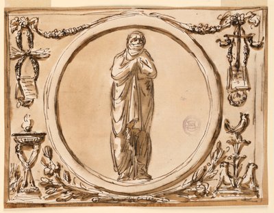 Dekoration eines Panels von Giuseppe Barberi
