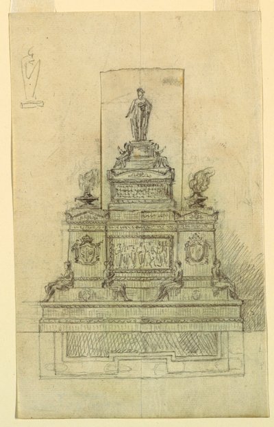 Entwurf für ein Denkmal von Giuseppe Barberi