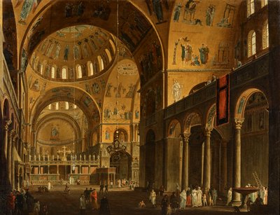 Das Innere von San Marco von Giuseppe Borsato