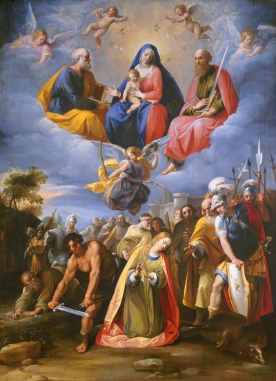 Martyrium der Heiligen Margareta von Giuseppe Cesari