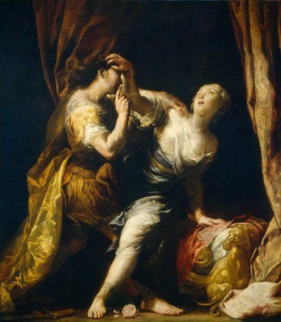 Tarquin und Lucretia von Giuseppe Maria Crespi
