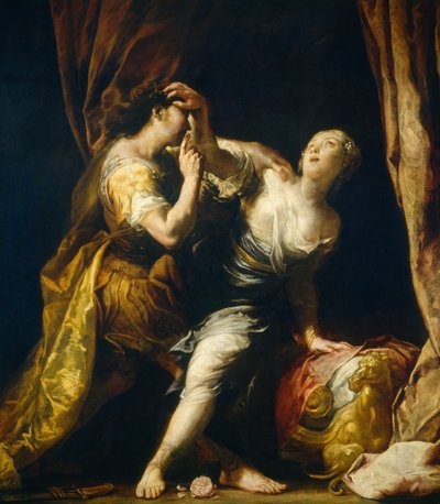 Tarquin und Lucretia von Giuseppe Maria Crespi