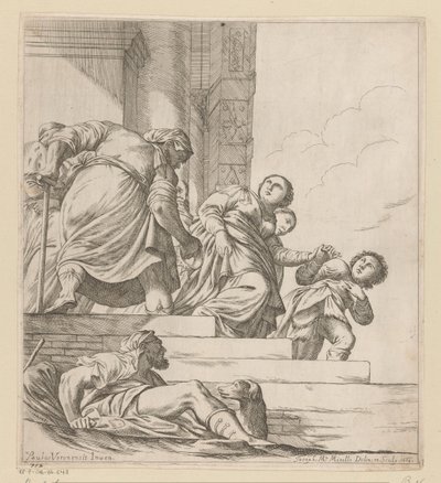 Königin Vashti wird verbannt von Giuseppe Maria Mitelli