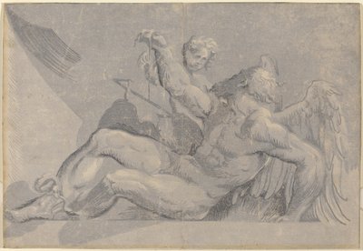 Saturn von Giuseppe Nicolo Vicentino, after Giovanni Antonio Pordenone